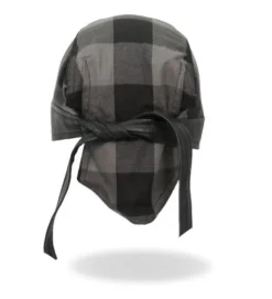 Headwrap, Buffalo Plaid - Gray -Riders Biker Supply Sale Shop 02c19789Captureb5 25823.1608751837