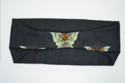TRIPLE BLUE BUTTERFLIES ON BLACK By MARIES HEADBAND -Riders Biker Supply Sale Shop 0580d571DSC 1485 31727.1643996696