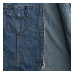 First Havoc Blue Denim Vest Jean Style A Naked Denim With Conceal Pockets -Riders Biker Supply Sale Shop 0655b276first manufacturing havoc motorcycle denim vest blue 750x750202 57353.1647546443