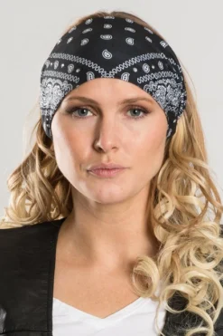 EZ BANDZ, Black Paisley Traditional W/ Iridescent Crystals -Riders Biker Supply Sale Shop 0daf64bd50221 1 2048x2048 30814.1595373484