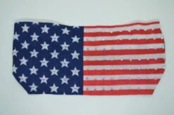 AMERICAN FLAG W/ IRIDESCENT RHINESTONES By MARIES HEADBAND