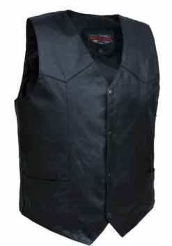 Men's Leather Traditional VALUE Vest