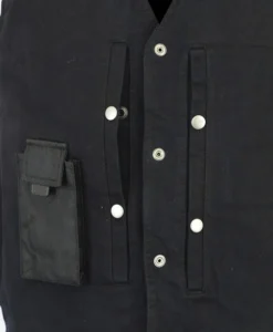 WOMEN'S SINGLE BACK PANEL CONCEALED CARRY DENIM VEST With Lace Sides -Riders Biker Supply Sale Shop 236754c7DM906 4 85299.1646859172