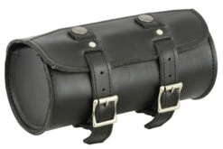 PREMIUM SMALL LEATHER ROUND TOOL BAG
