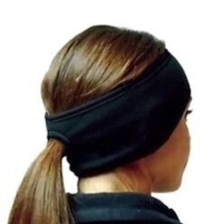 Dragonfly Purple Lady Biker Pony Tail Bling Headwrap