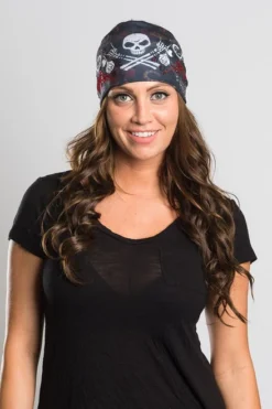 EZ BANDZ Headband, Peace Skull & Bones W/Gems -Riders Biker Supply Sale Shop 3461601350095 720x1080 4 2048x2048 21354.1600202350
