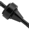 1/4" INLINE FUEL FILTER BLACK BIKEMASTER