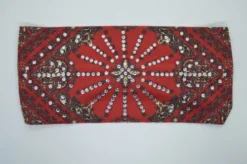 RED PAISLEY STARBURST By MARIES HEADBAND