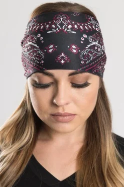 EZ BANDZ Headband, Paisley Hot Pink Bandanna W/ Gems -Riders Biker Supply Sale Shop 566ee64f50257 web1 2048x2048 17606.1559068041