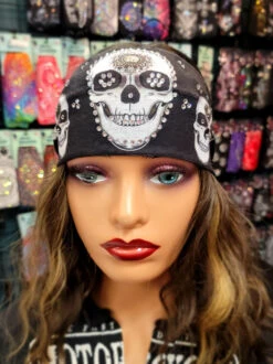 3 SKULLS By MARIES HEADBAND