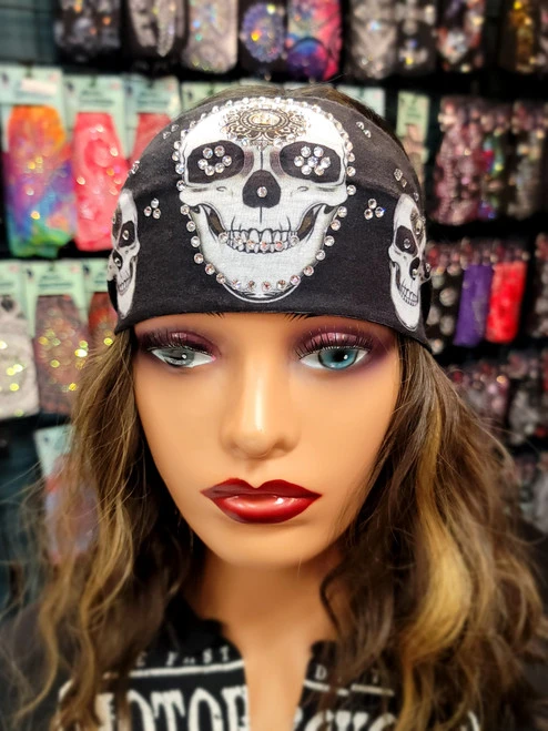 3 SKULLS By MARIES HEADBAND 1 3 SKULLS By MARIES HEADBAND