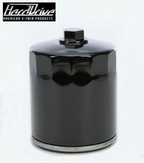 HardDrive Big Twin Oil Filter W/Nut Black 1 HardDrive Big Twin Oil Filter W/Nut Black