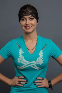 EZ BANDZ Headband, Lace Black