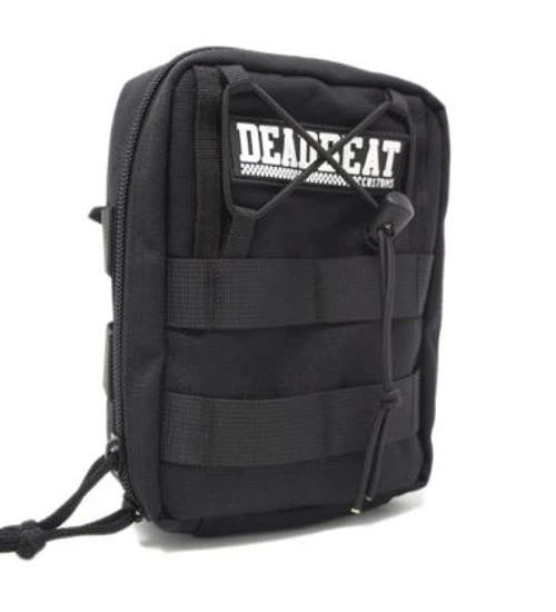 Deadbeat Customs, Molle Bar Bag - Black 1 Deadbeat Customs, Molle Bar Bag - Black