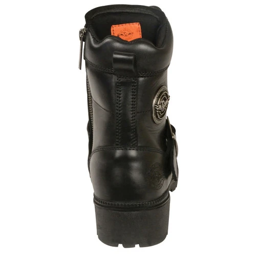 Boot Women's Lace-Up Leather Boots With Side Zipper 6 Boot Women's Lace-Up Leather Boots With Side Zipper - Image 6