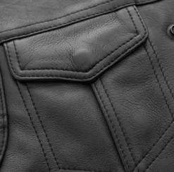 Lowside Men's Motorcycle Premium Leather Vest 3 Inches Shorter -Riders Biker Supply Sale Shop 6ebd0374LOWSIDE VEST 4 54693.1692818756