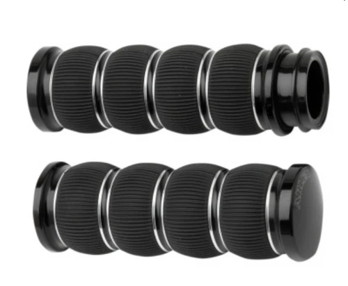 Arlen Ness Grips Ring Leader TBW Black 1 Arlen Ness Grips Ring Leader TBW Black