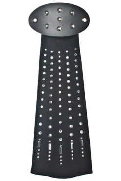 Spandex Hairtube Crystal Streaks W/ Studded Concho