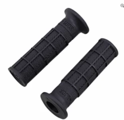 Hart-Luck Signature Black Full-Waffle Slip-On Grips For V-Twin