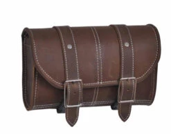 Tool Bag, Double Strap - Brown