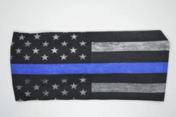 B/W THIN BLUE LINE FLAG By MARIES HEADBAND