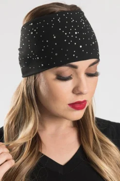 EZ BANDZ Headband, Bling Starry Night W/ Crystals -Riders Biker Supply Sale Shop 9eb207e550248 wa 46912.1595195614