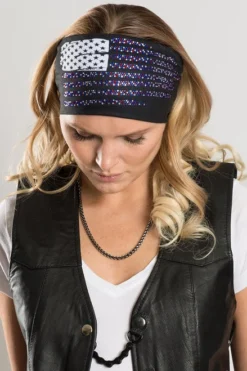 EZ BANDZ Headband, Americana Flag - W/Gems -Riders Biker Supply Sale Shop 9f363c1c50187 4 2048x2048 83115.1626481580
