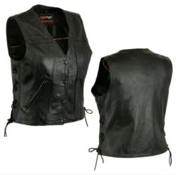 DS205 Women's Single Back Panel Concealed Carry Vest -Riders Biker Supply Sale Shop CaptureSAVAN 69054.1612898854