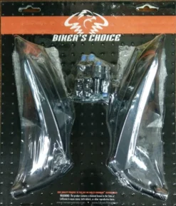 BLACK CUSTOM HARLEY ANGLER MIRROR SCULPTED Fits Harley Honda Kawasaki And Yamaha Left Thread 7 BLACK CUSTOM HARLEY ANGLER MIRROR SCULPTED Fits Harley Honda Kawasaki And Yamaha Left Thread -Riders Biker Supply Sale Shop FotoBlack mirror 01135.1526579138