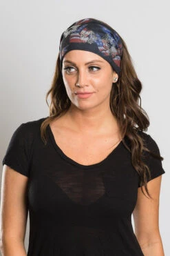 EZ BANDZ Headband, Peace Of America W/ Gemstones