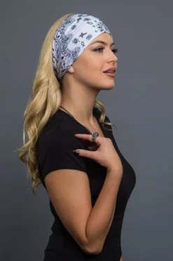 EZ BANDZ Headband, Paisley Faith White W/Gems -Riders Biker Supply Sale Shop a56f120aEZ Band 556 2048x2048 79284.1533154386