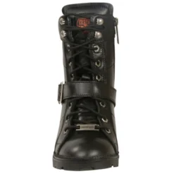Boot Women's Lace-Up Leather Boots With Side Zipper 9 Boot Women's Lace-Up Leather Boots With Side Zipper -Riders Biker Supply Sale Shop aae44a2cMBL9325 Front View Motorcycle Boots 2 20855.1522451138