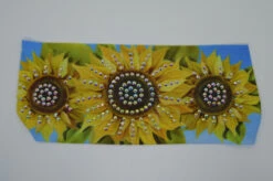 TRIPLE YELLOW SUNFLOWERS STARBURST By MARIES HEADBAND