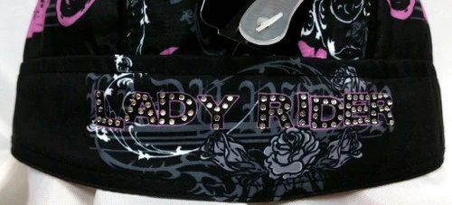 Lady Biker Premium Headwrap Lady Rider By Hot Leathers 2 Lady Biker Premium Headwrap Lady Rider By Hot Leathers - Image 2