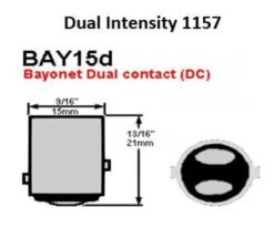 ProBEAM Frnt LED 1157 Turn Signal Pro Ringz Smk