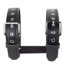 BEDROLL BLANKET CARRIER - BLACK BASKET WEAVE