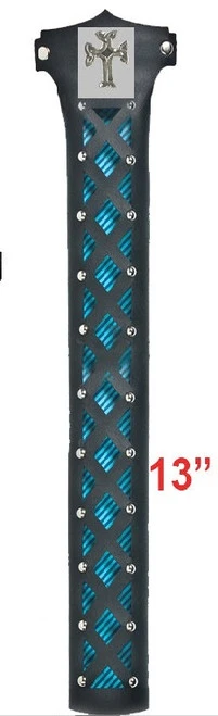 Hair Magtube 13" - Studded W/Celtic Cross